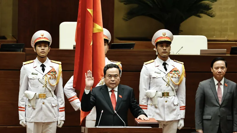 Tân Chủ tịch Quốc hội Trần Thanh Mẫn tuyên thệ nhậm chức