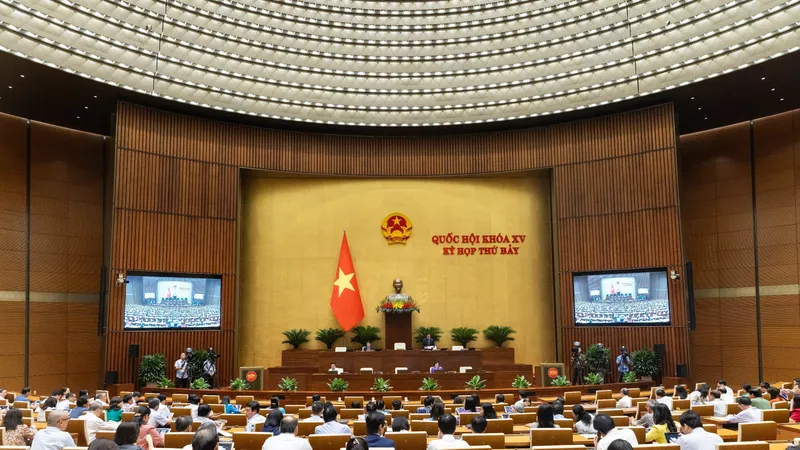 Quang cảnh hội trường Diên Hồng sáng 24-5