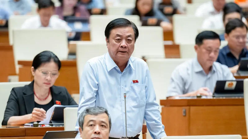 Bộ trưởng Bộ NN-PTNT Lê Minh Hoan. Ảnh: QUANG PHÚC