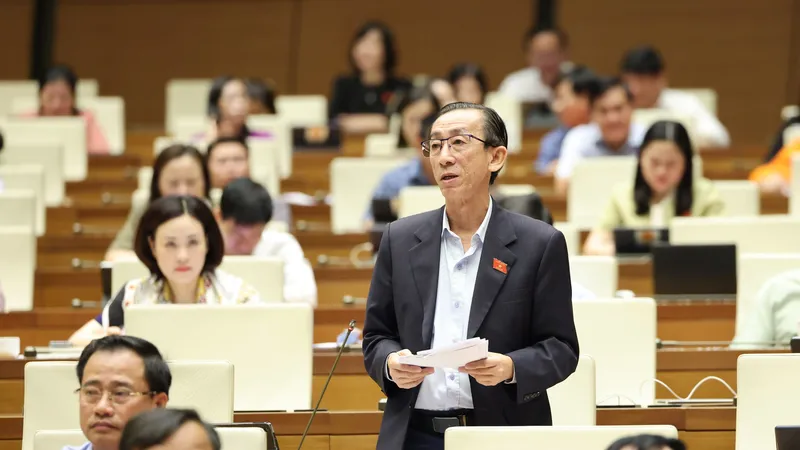ĐB Trần Hoàng Ngân (TPHCM). Ảnh: QUANG PHÚC 