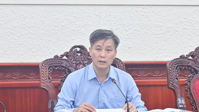 Thứ trưởng Bộ Tư pháp kết luận phiên họp. Ảnh: Cổng thông tin điện tử Bộ Tư pháp 