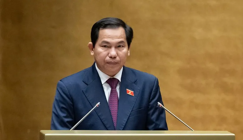 Chủ nhiệm Ủy ban Tài chính - Ngân sách Lê Quang Mạnh