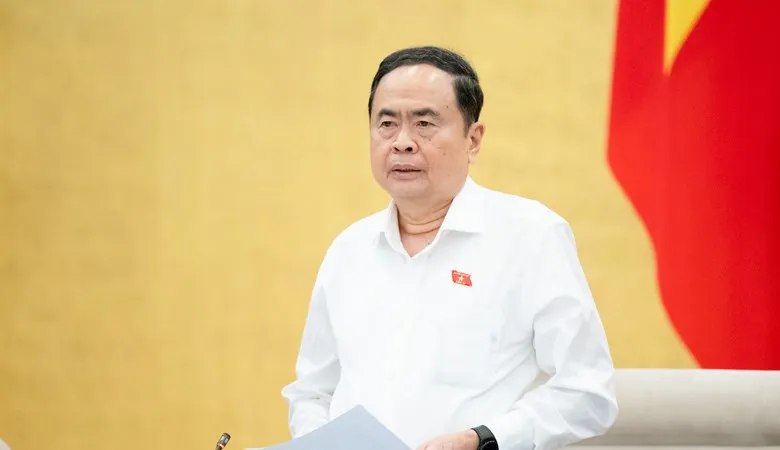 Chủ tịch Quốc hội Trần Thanh Mẫn phát biểu khai mạc phiên họp thứ 43 của Ủy ban Thường vụ Quốc hội