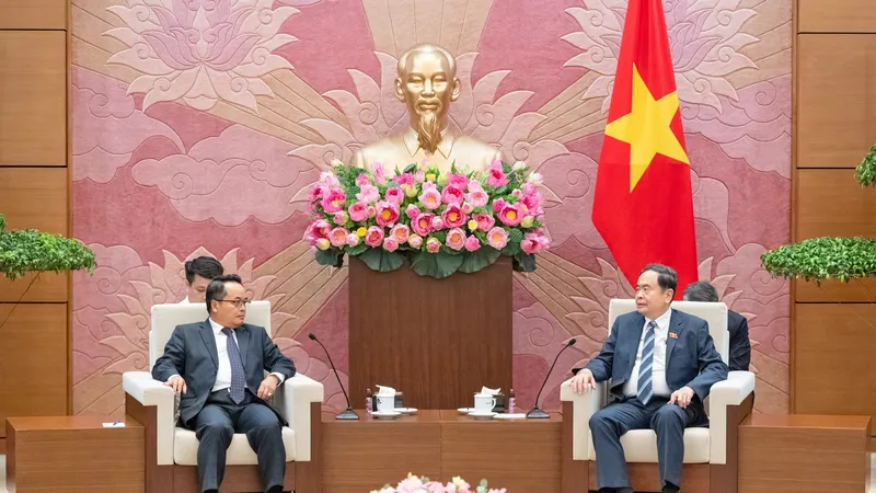 Quang cảnh buổi tiếp