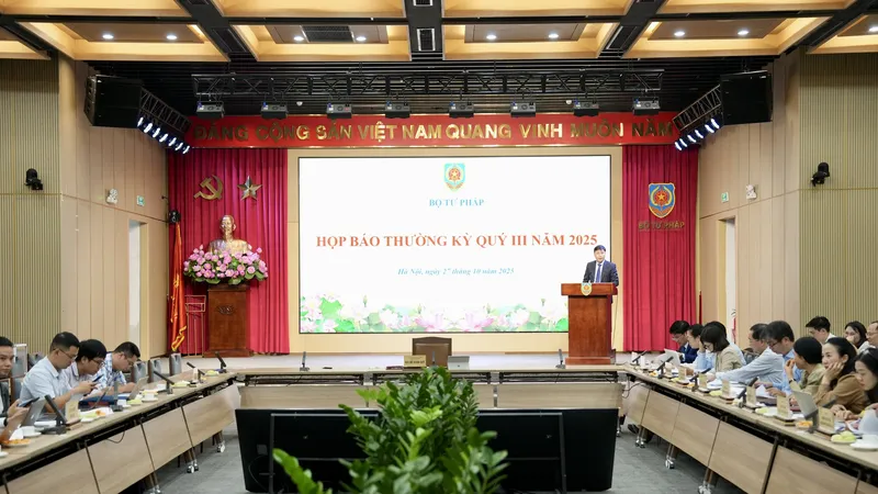 Quang cảnh họp báo 