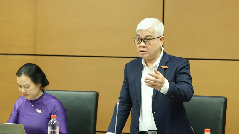 Đại biểu Nguyễn Văn Lợi (TPHCM). Ảnh: QUANG PHÚC