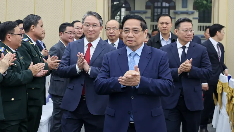 Thủ tướng Chính phủ Phạm Minh Chính đến dự hội nghị