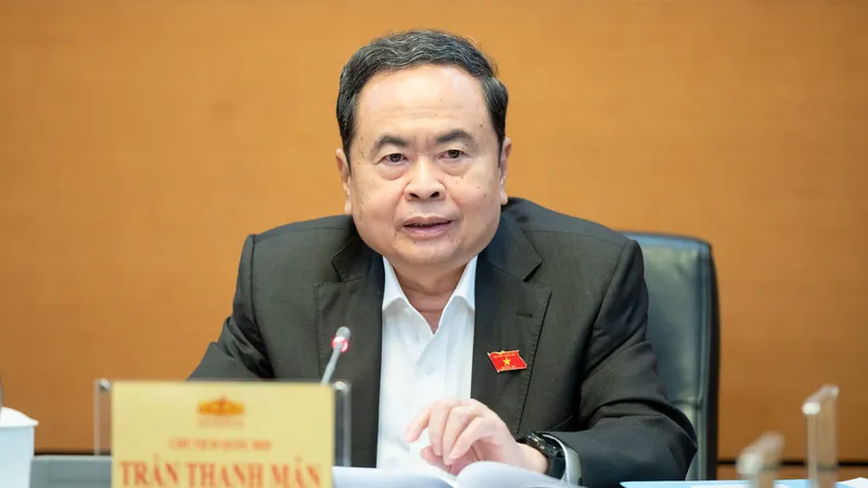 Chủ tịch Quốc hội Trần Thanh Mẫn chủ trì cuộc họp