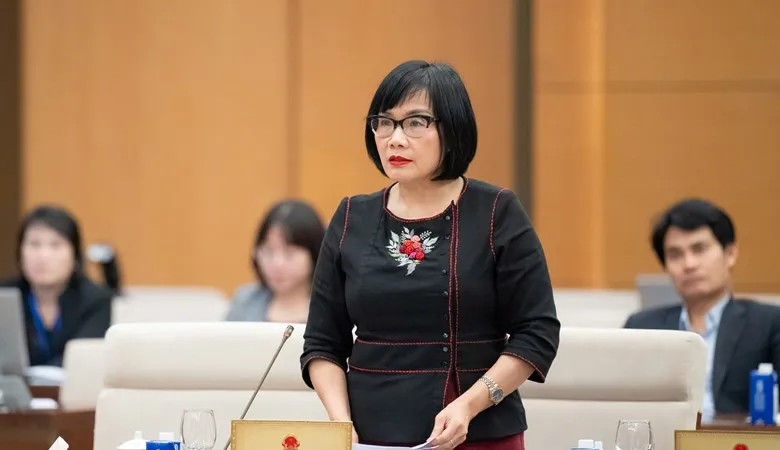 Thứ trưởng Bộ Tư pháp Đặng Hoàng Oanh góp ý hoàn thiện các dự thảo nghị quyết 