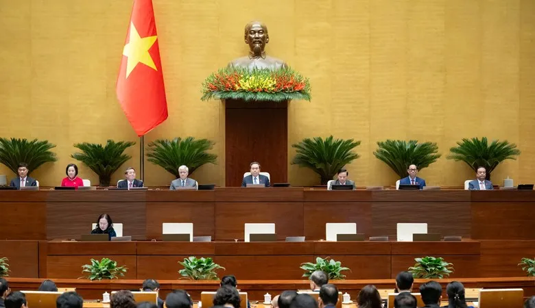 Quang cảnh phiên bế mạc Kỳ họp thứ 10, Quốc hội khóa XV. Ảnh minh họa