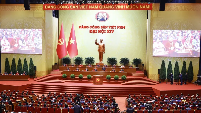 Quang cảnh phiên bế mạc Đại hội, chiều 23-1. Ảnh: TTXVN