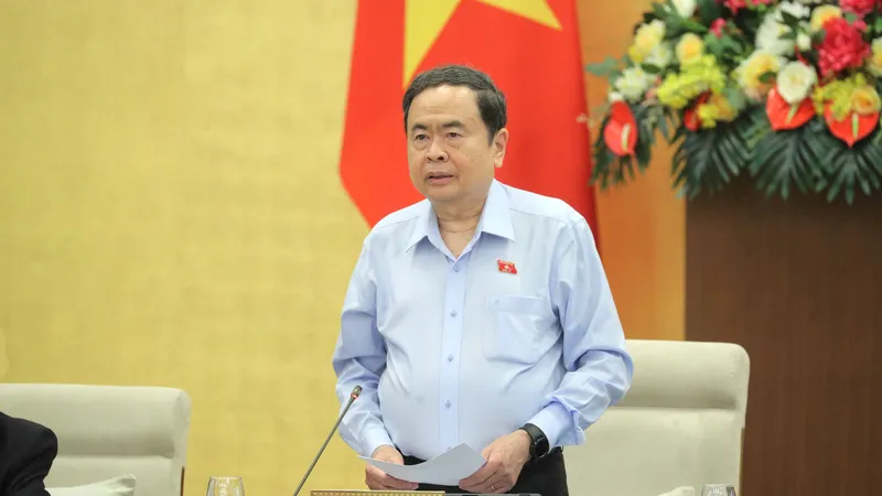 Chủ tịch Quốc hội Trần Thanh Mẫn phát biểu khai mạc phiên họp 