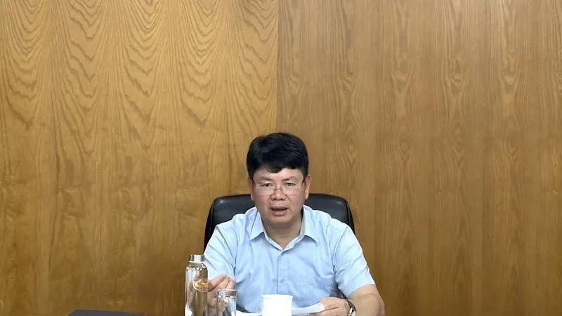 Thứ trưởng Bộ Tư pháp Nguyễn Thanh Tịnh phát biểu tại cuộc họp