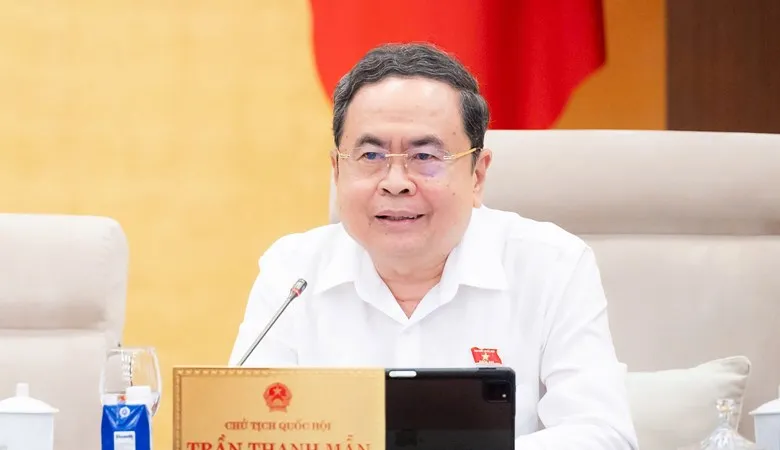Chủ tịch Quốc hội Trần Thanh Mẫn đã ký ban hành 22 nghị quyết của Ủy ban Thường vụ Quốc hội. Ảnh: CỔNG THÔNG TIN ĐIỆN TỬ QUỐC HỘI