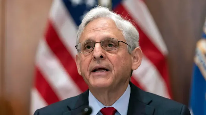 Bộ trưởng Tư pháp Mỹ Merrick Garland. Ảnh: AP