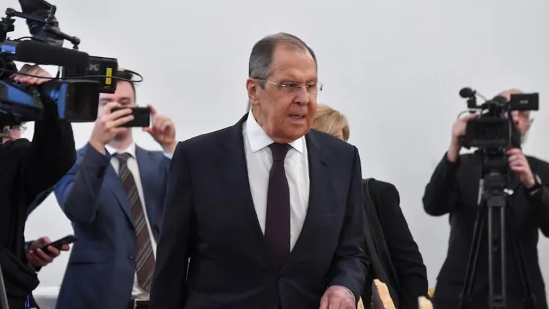 Ngoại trưởng Nga Sergei Lavrov. Ảnh: Reuters
