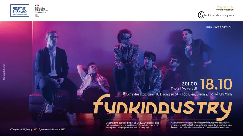 Nhóm nhạc Pháp Funkindustry biểu diễn tại TPHCM