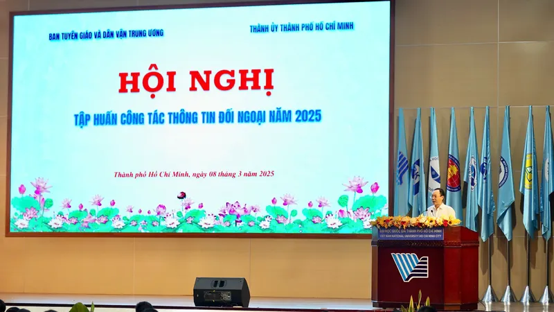 Hội nghị tập huấn công tác thông tin đối ngoại năm 2025