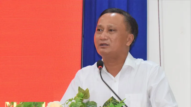 Ông Hà Hải phát biểu tại hội nghị