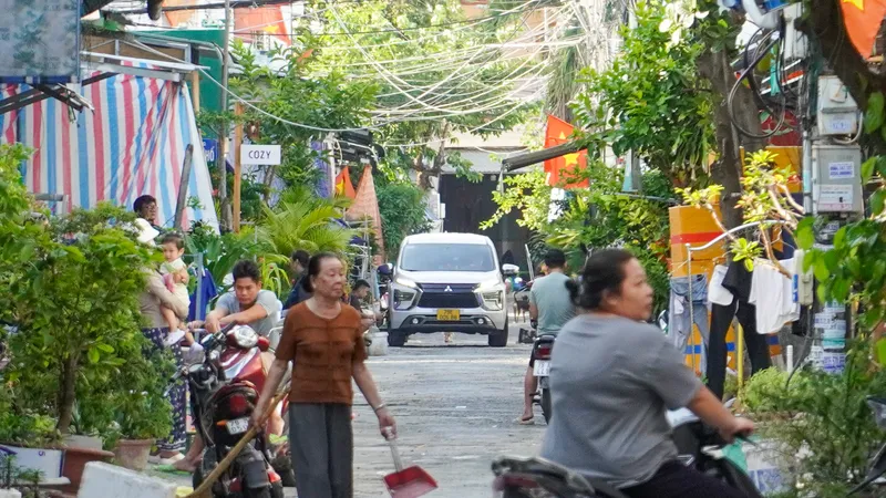 Bất tiện vì "lòng đường 3m" trong khu dân cư ở Nha Trang