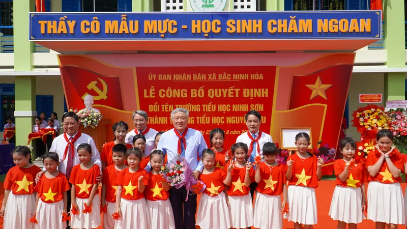 Ngôi trường mang tên Anh hùng Lực lượng vũ trang nhân dân Nguyễn Lựu
