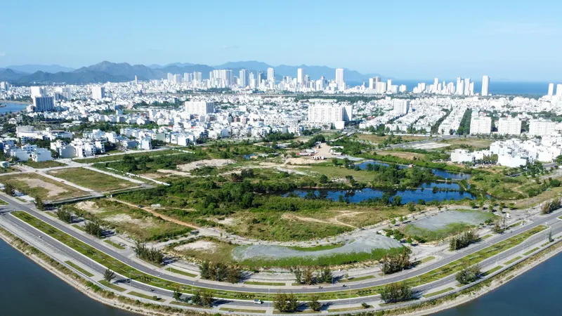 Một góc khu đô thị An Bình Tân, phường Nam Nha Trang.
