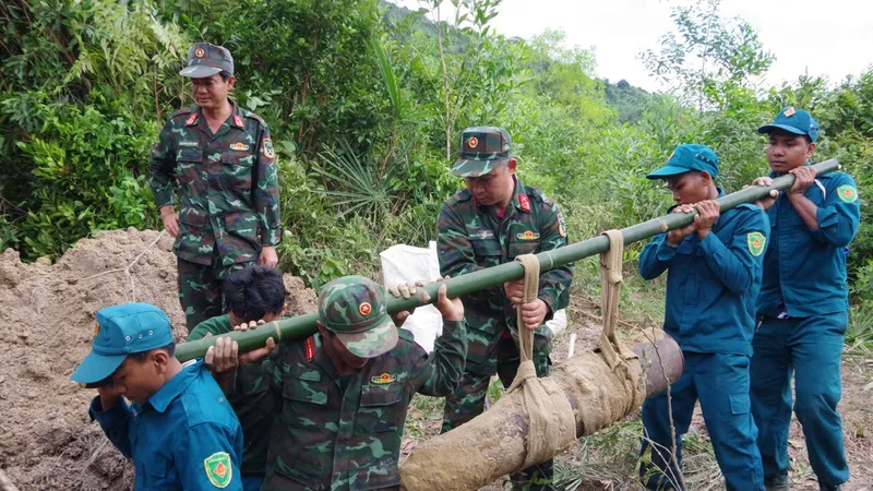 Khánh Hòa: Xử lý an toàn quả bom nặng hơn 150kg