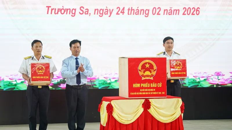 Khánh Hòa triển khai nhiệm vụ bầu cử sớm tại đặc khu Trường Sa