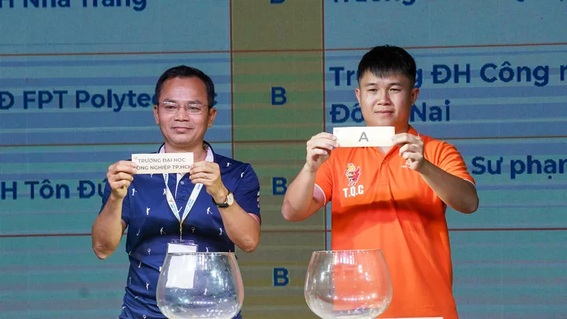 Bốc thăm chia bảng VCK Giải bóng đá Thanh Niên sinh viên Việt Nam 2026