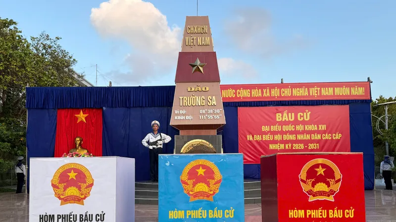 Đảo Trường Sa sẵn sàng cho ngày bầu cử