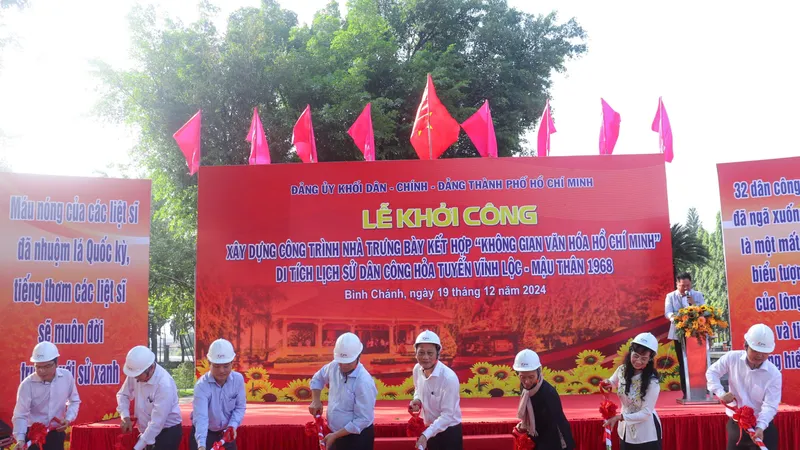 Khởi công xây dựng Nhà trưng bày kết hợp Không gian văn hóa Hồ Chí Minh