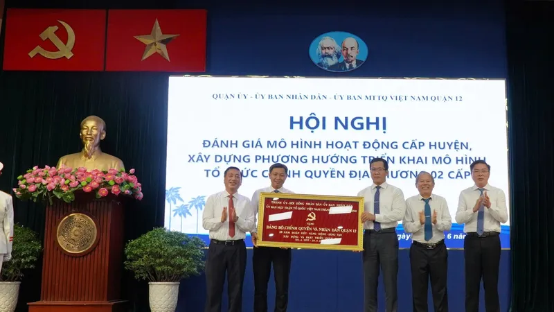 5 phường mới ở quận 12 đoàn kết, đổi mới để phục vụ người dân tốt hơn 