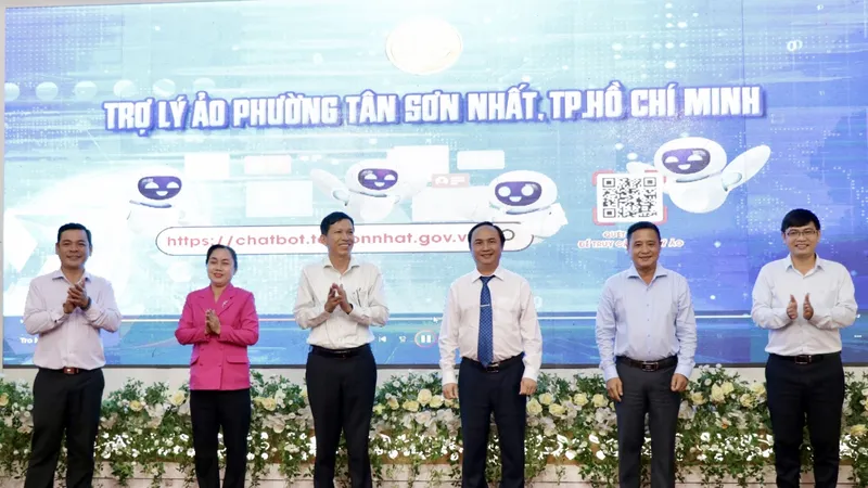 Phường Tân Sơn Nhất (TPHCM) ra mắt trợ lý ảo thông minh hỗ trợ giải quyết thủ tục hành chính 