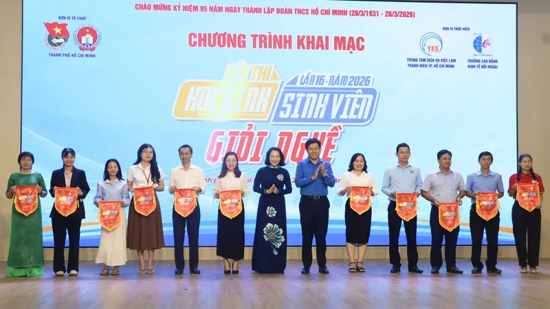 TPHCM: Khai mạc hội thi “Học sinh, sinh viên giỏi nghề” năm 2026