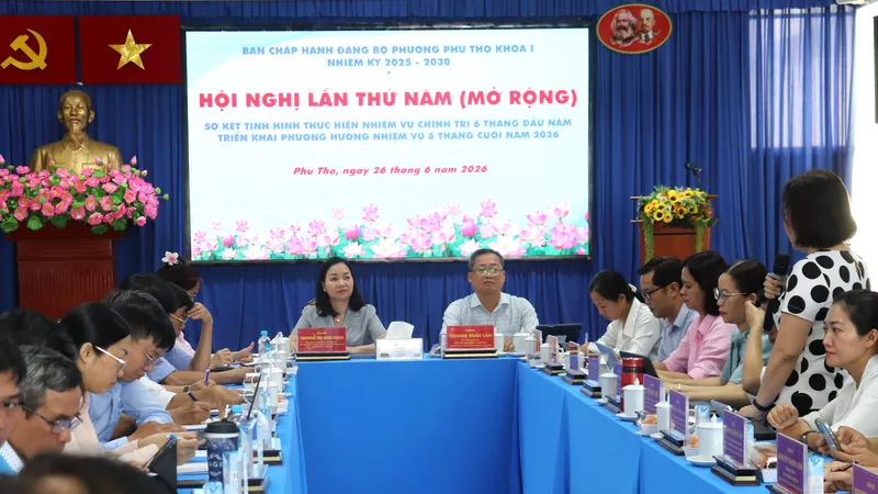 Phường Phú Thọ: Đẩy nhanh tiến độ sửa chữa, cải tạo trường học cho năm học mới