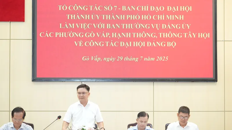 Tập trung tổ chức đại hội chu đáo, kỹ lưỡng