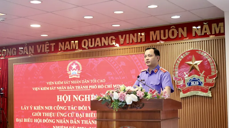 Viện trưởng VKSND TPHCM Lê Văn Đông được giới thiệu ứng cử đại biểu Quốc hội khóa XVI