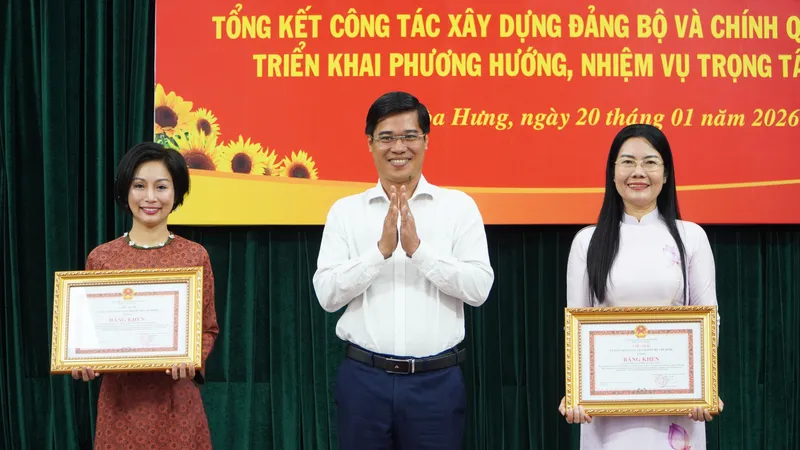 Phường Hòa Hưng vào nhóm 20 đơn vị dẫn đầu cải cách hành chính của TPHCM 