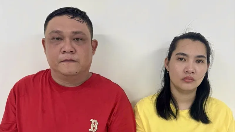 Bị can Phạm Thị Như Quỳnh và bị can Phan Anh Duy