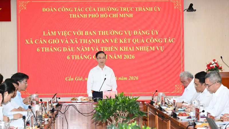 Tăng cường quản lý đất đai, trật tự xây dựng tại xã Cần Giờ và Thạnh An 