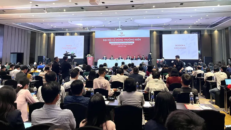 Quang cảnh Đại hội đồng cổ đông thường niên năm 2023 của NLG