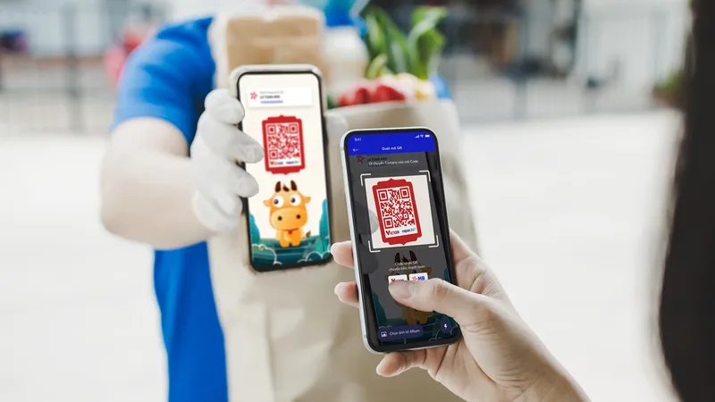 Thanh toán qua mã QR phát triển mạnh trong thời gian qua 