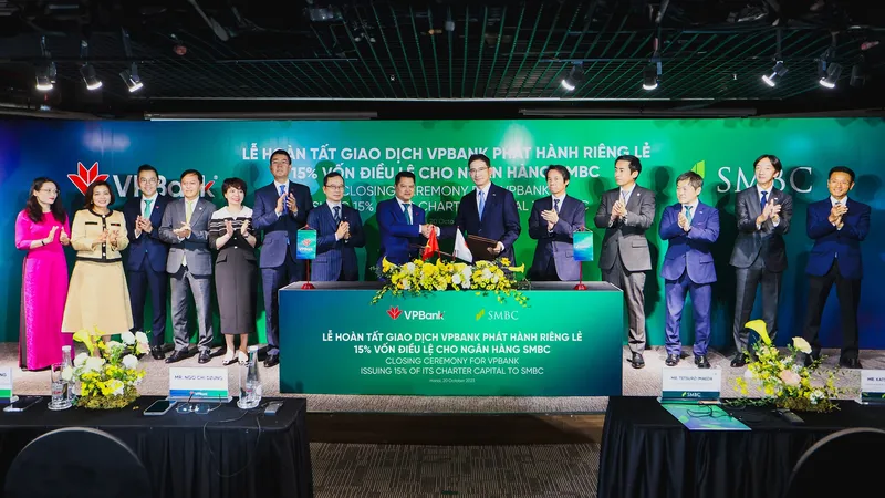 VPB vừa hoàn tất thương vụ 1,5 tỷ USD với SMBC