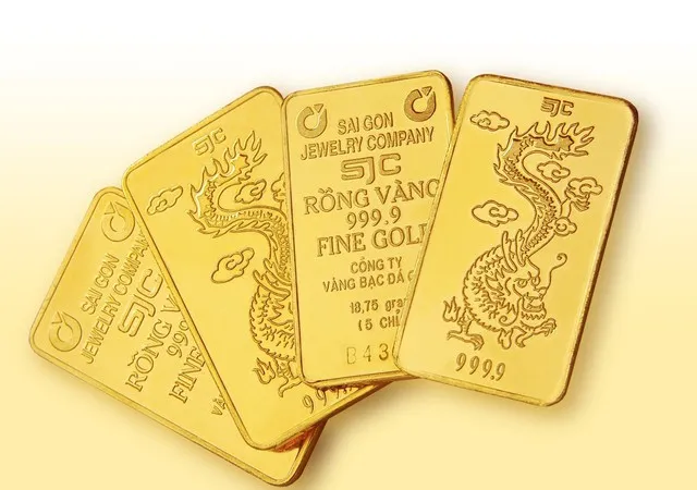 1 lượng vàng SJC giá 92 triệu đồng 