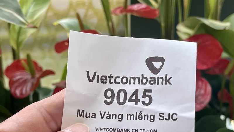  Hôm nay 7-6, Vietcombank mở thêm 4 điểm bán vàng miếng