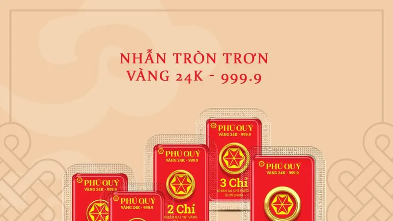Giá vàng nhẫn 9999 lên 153 triệu đồng/lượng
