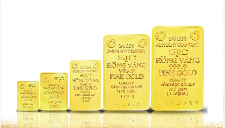 Giá vàng miếng SJC tăng 1 triệu đồng/lượng