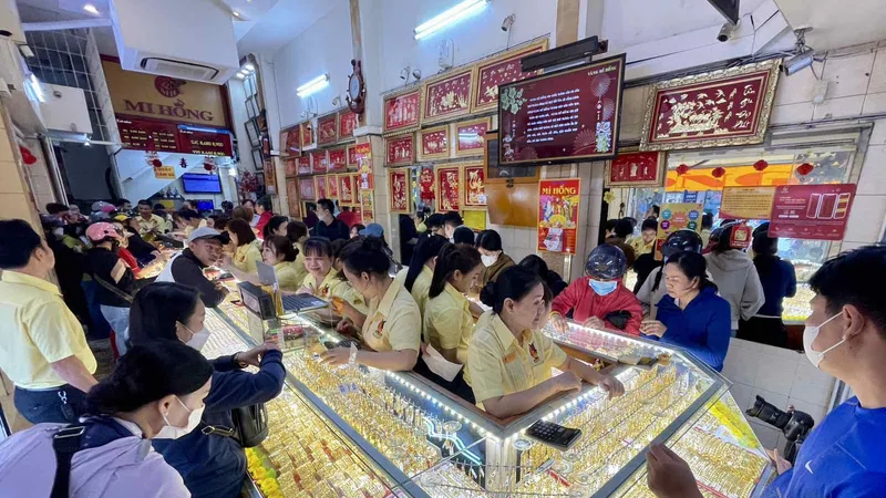 Giá vàng tăng trở lại trong ngày đầu tuần
