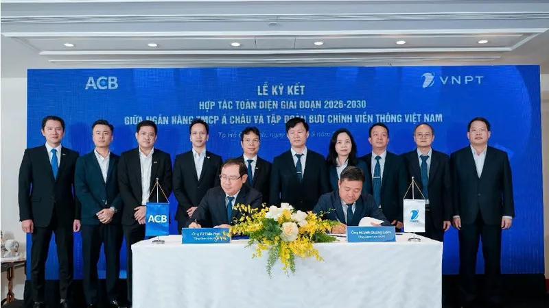 VNPT và ACB hợp tác toàn diện, mở rộng hệ sinh thái tài chính công nghệ