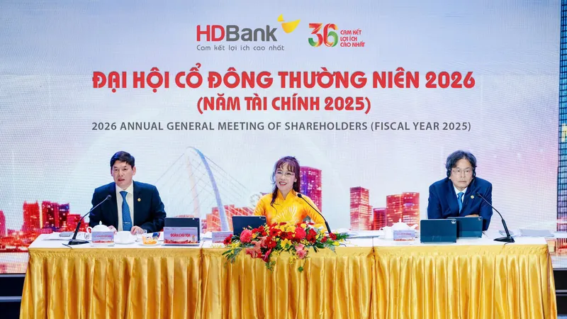 HDBank chia cổ tức 30%, thành lập ngân hàng con trong Trung tâm tài chính quốc tế